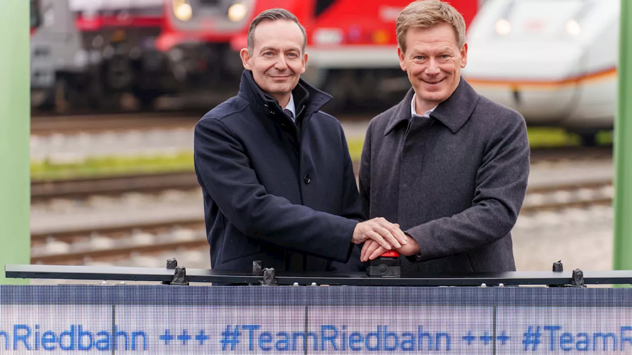 Riedbahnstrecke erneut gesperrt: Oberleitungsschaden sorgt für Verspätung