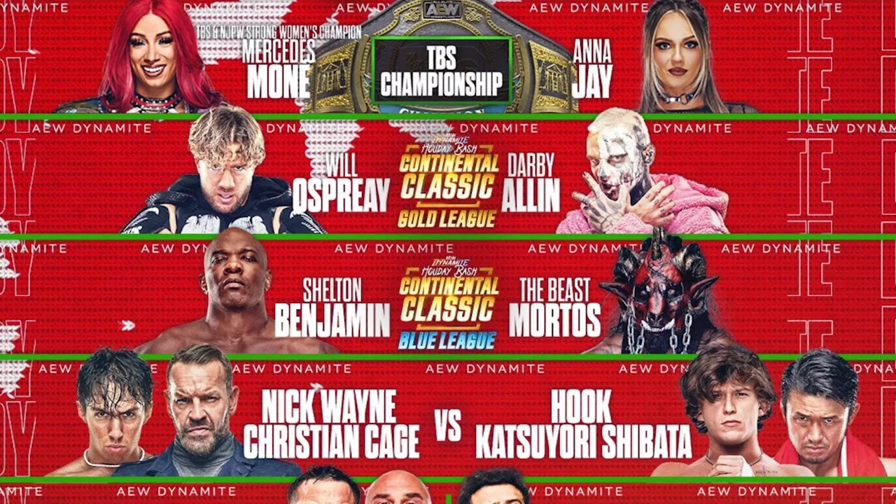 Chadster Outraged by AEW Dynamite Holiday Bash Card