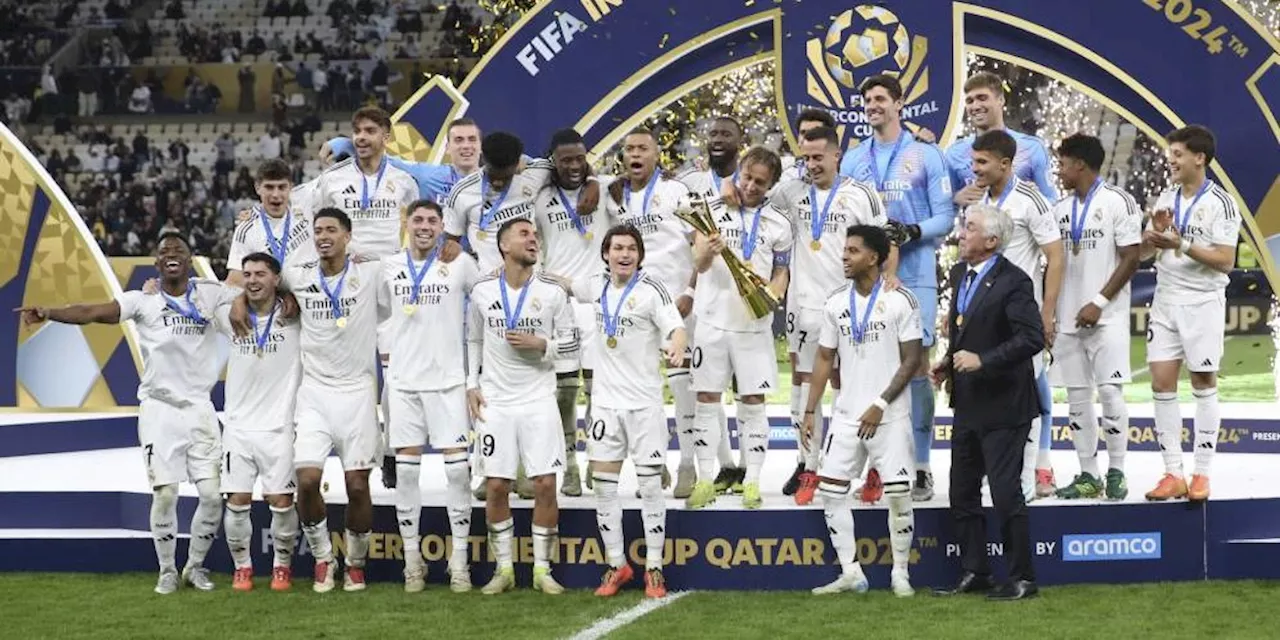 Real Madrid Raih Gelar Intercontinental Cup, Catatan Mbappe, Rodrygo, dan Ancelotti