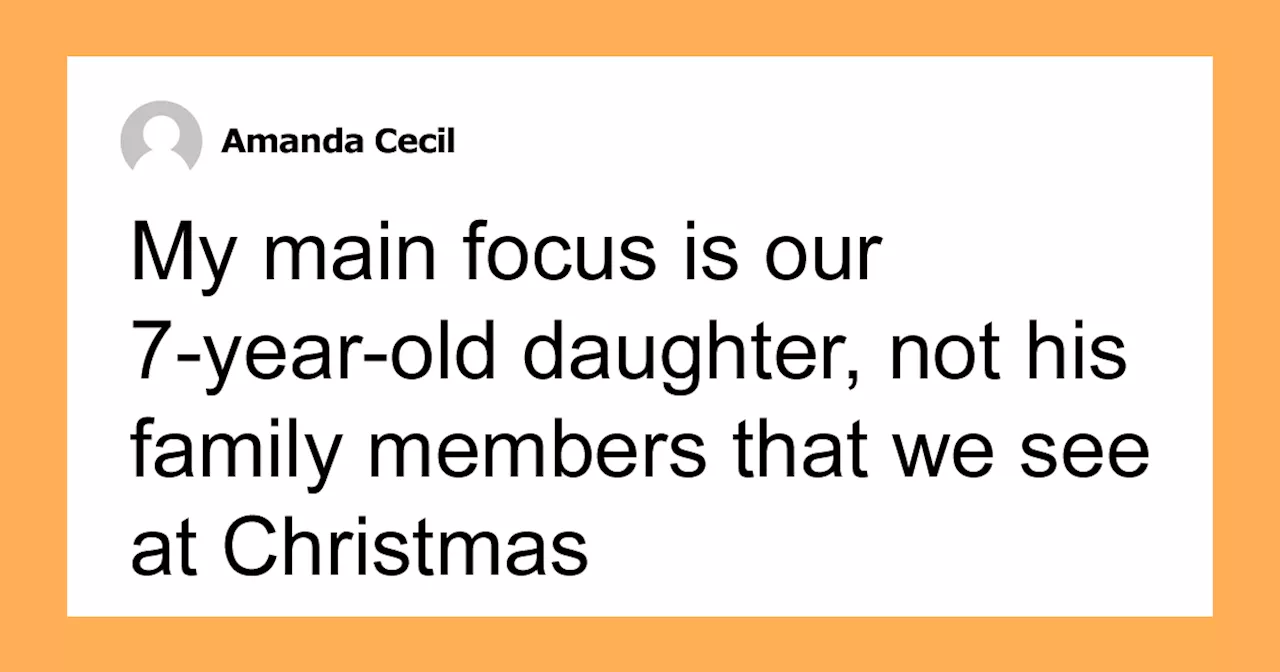 Is He Wrong for Prioritizing His Niece's Christmas Over Our Daughter's?