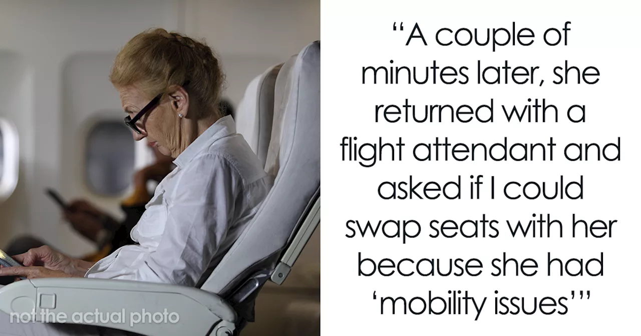 Passenger Requests Seat Swap Due to 'Mobility Issues' But True Motive Is Questioned