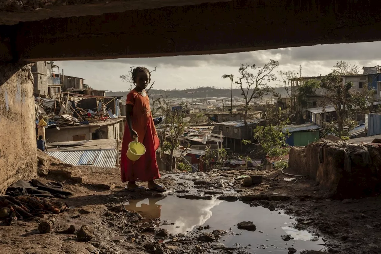 France's Macron says tour of cyclone-devastated Mayotte is a day he won't forget