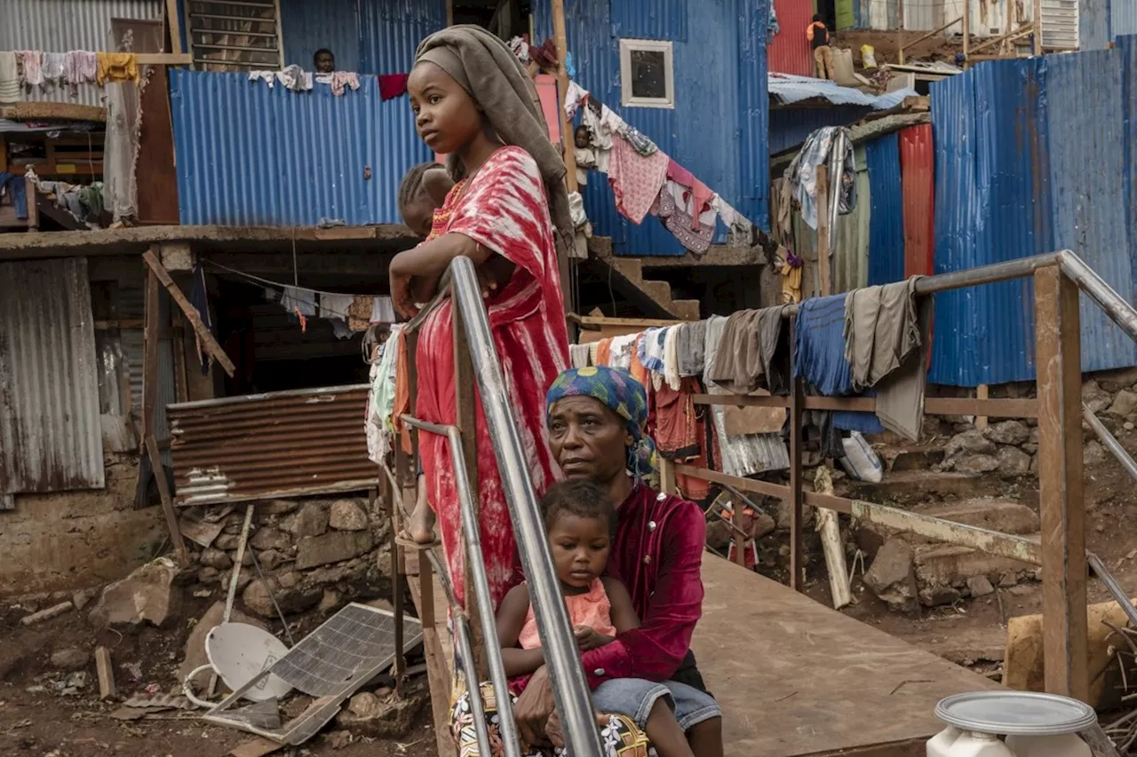 Macron Surveys Devastation in Mayotte After Cyclone Chido