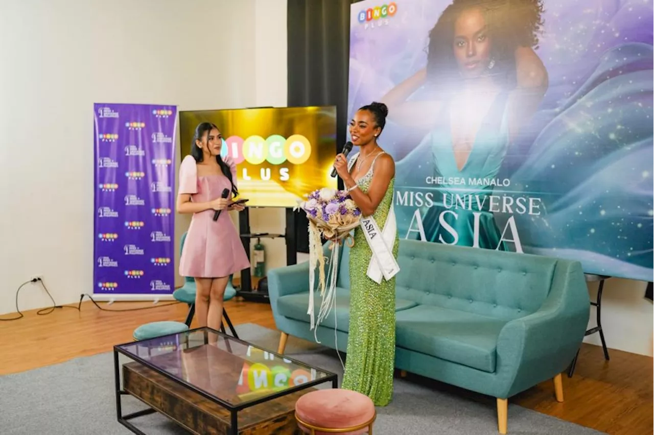 BingoPlus Welcomes Miss Universe Asia Chelsea Manalo Home