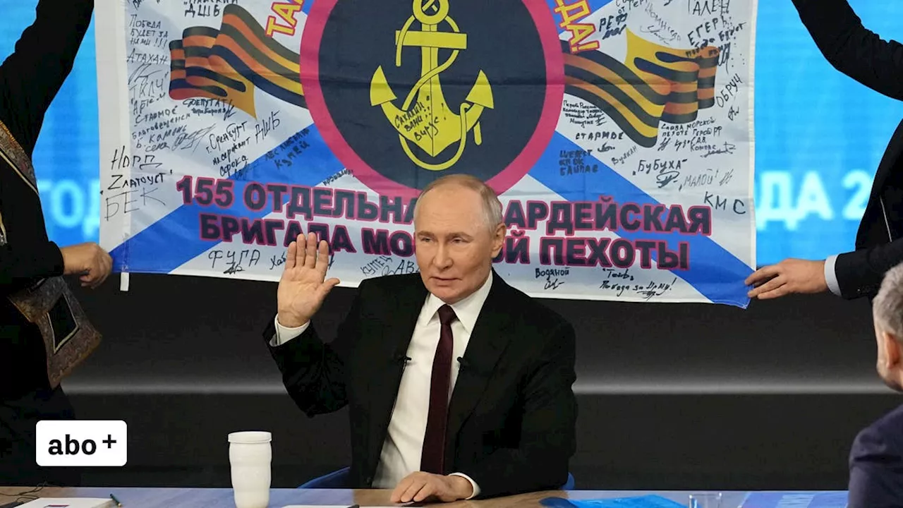 Putin in Propagandashow: Ukraine als Schiessübungsplatz Russlands