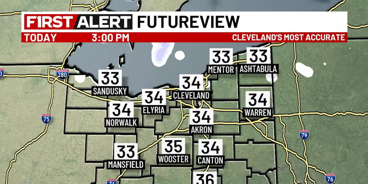 Northeast Ohio Forecast: Cloudy Skies, Snow Showers, and Potential for Lake-Effect Snow