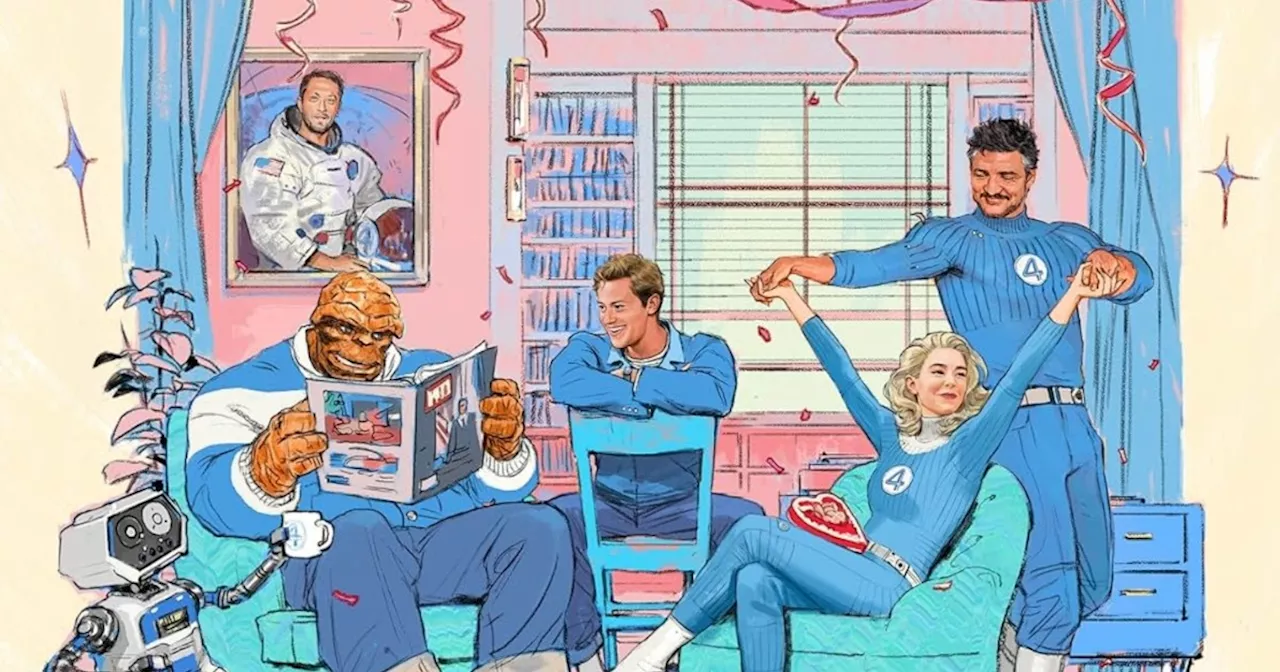 First Look at The Fantastic Four: First Steps Promo Art