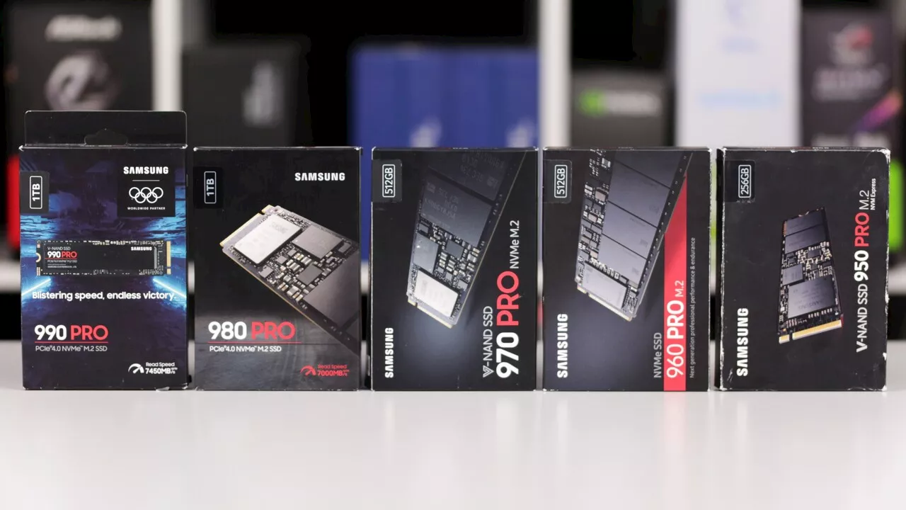 Samsung NVMe-SSDs im Generationenvergleich