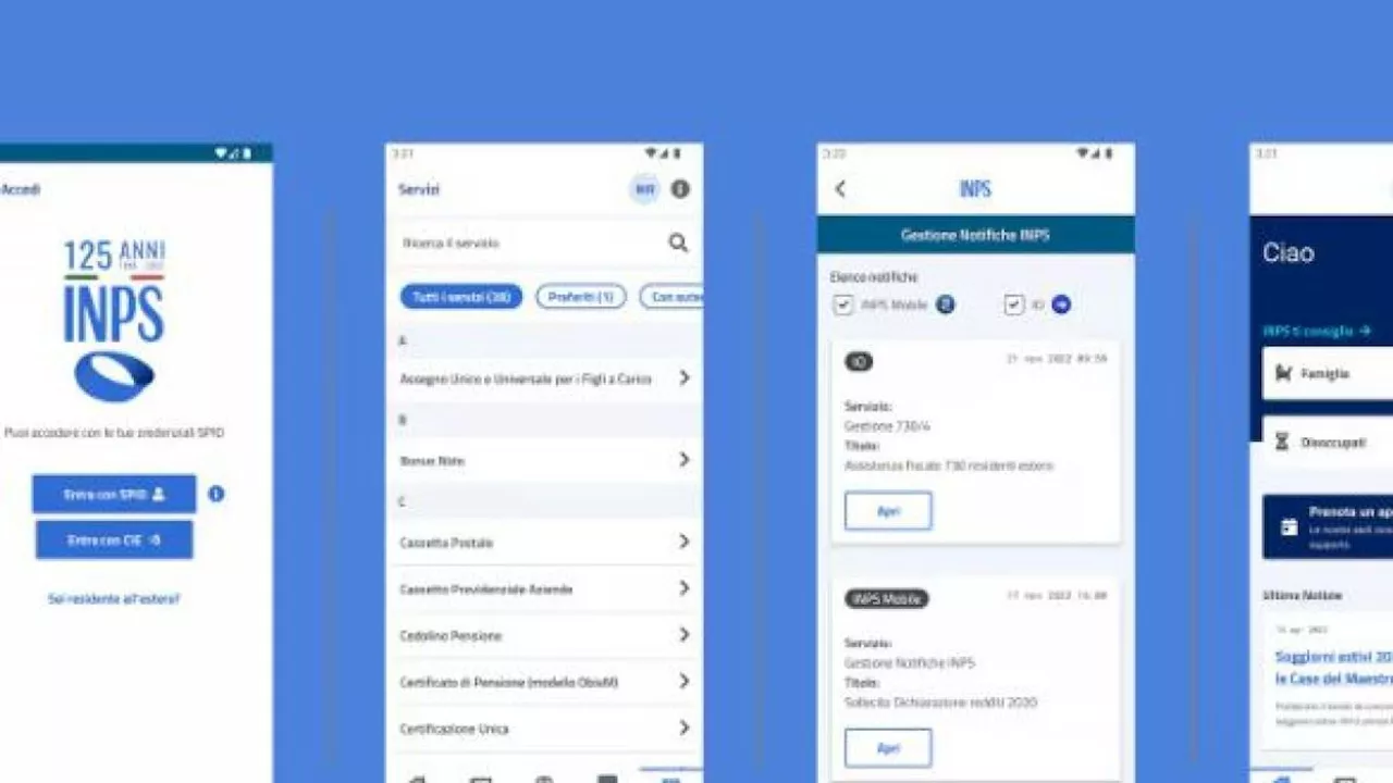 «Inps mobile», arriva la nuova app: servizi personalizzati (dall’assegno unico alla pensione)