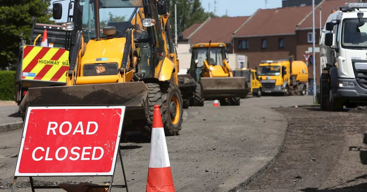 Road Closure in Cleland for ScottishPower Repairs