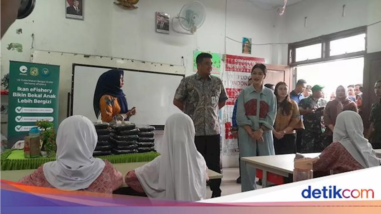 Wali Kota Medan Bobby Nasution Tinjau Uji Coba Makan Bergizi Gratis