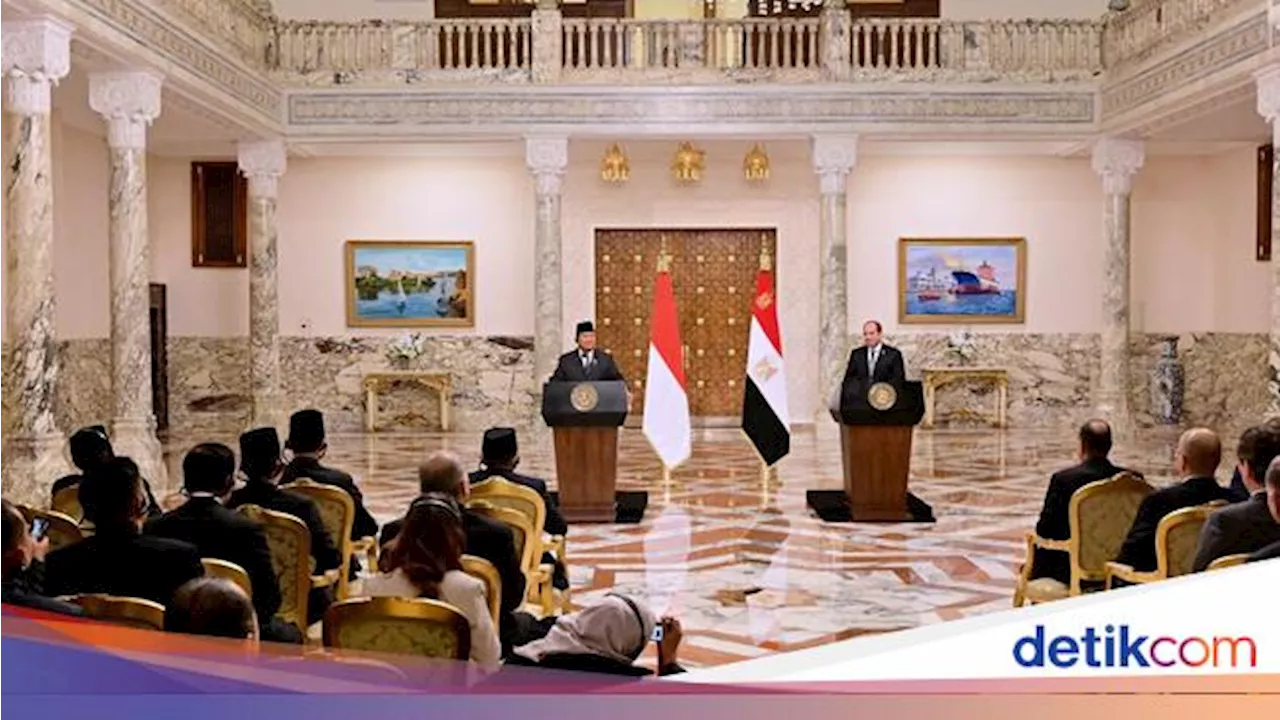 Indonesia dan Mesir Tingkatkan Kerja Sama Bilateral