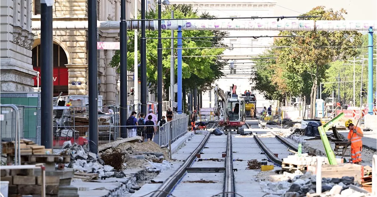 Univeristasstraße in Wien wird umgestaltet