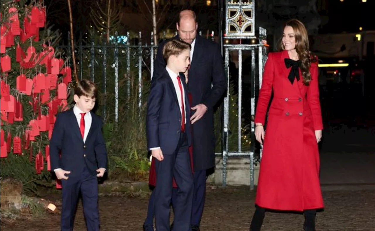 Príncipes William y Kate comparten tarjeta navideña con foto familiar