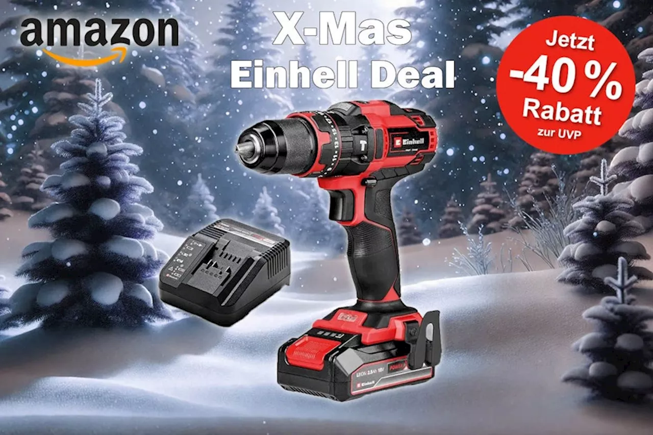 Einhell Akku-Schlagbohrschrauber TE-CD 18/44 Li-i im Amazon Sale: 40% Rabatt!