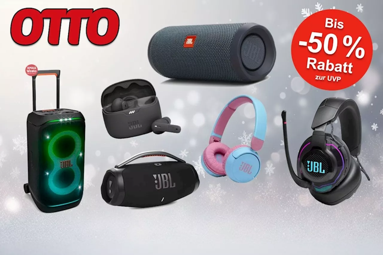 Mega Last-Minute-Sale bei OTTO: Jetzt bis zu 50 % auf JBL-Produkte