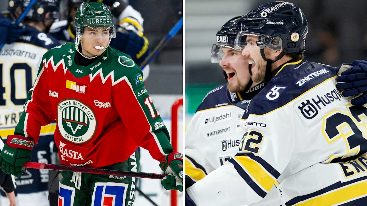 HV71 kör över Frölunda i Scandinavium