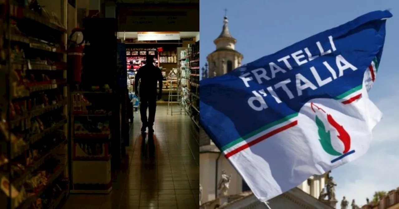 Fratelli d’Italia propone di obbligare i negozi a chiudere durante sei giorni festivi