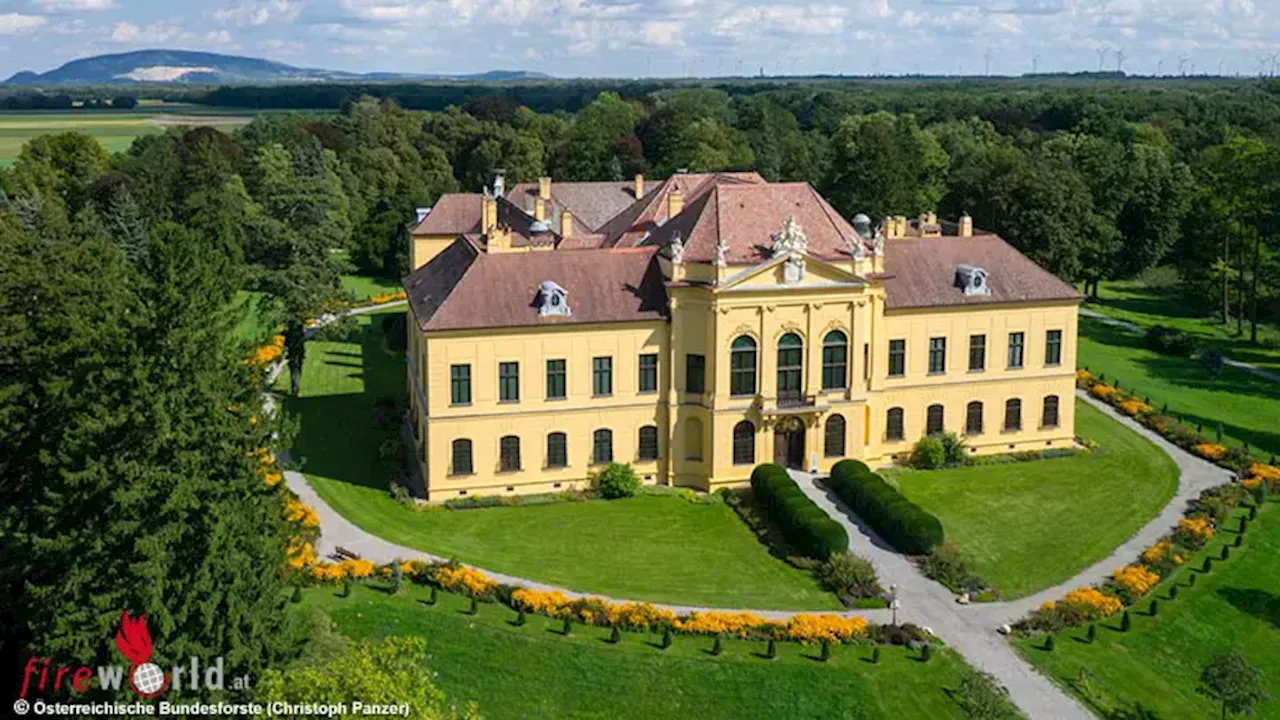 Schloss Eckartsau mit Labor Strauss Brandschutzsystem