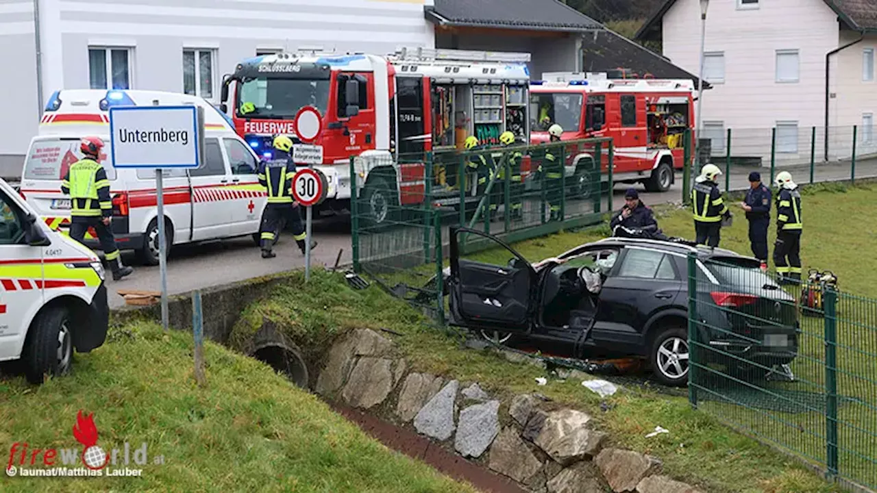 Schwerer Verkehrsunfall bei Schlüßlberg