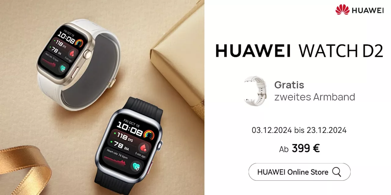 HUAWEI WATCH D2: Ein wertvoller Begleiter für die kardiovaskuläre Gesundheit von Frauen