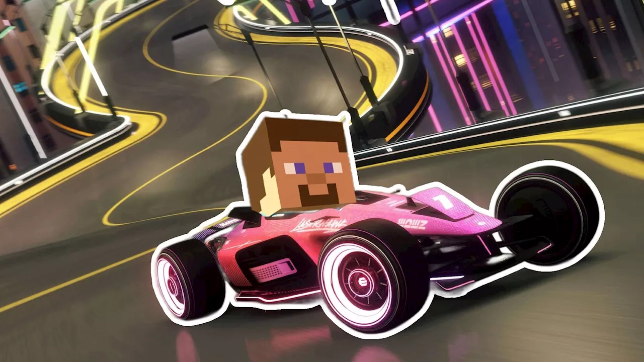 Trackmania: Minecraft-Mod Herausfordernde Pixeltouren