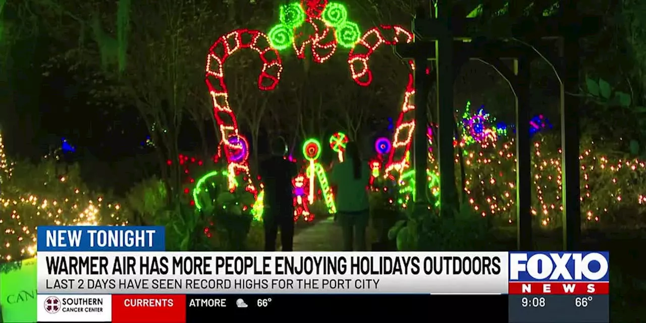 Bellingrath Gardens Celebrates Magic Christmas in Lights Despite Unseasonably Warm Weather