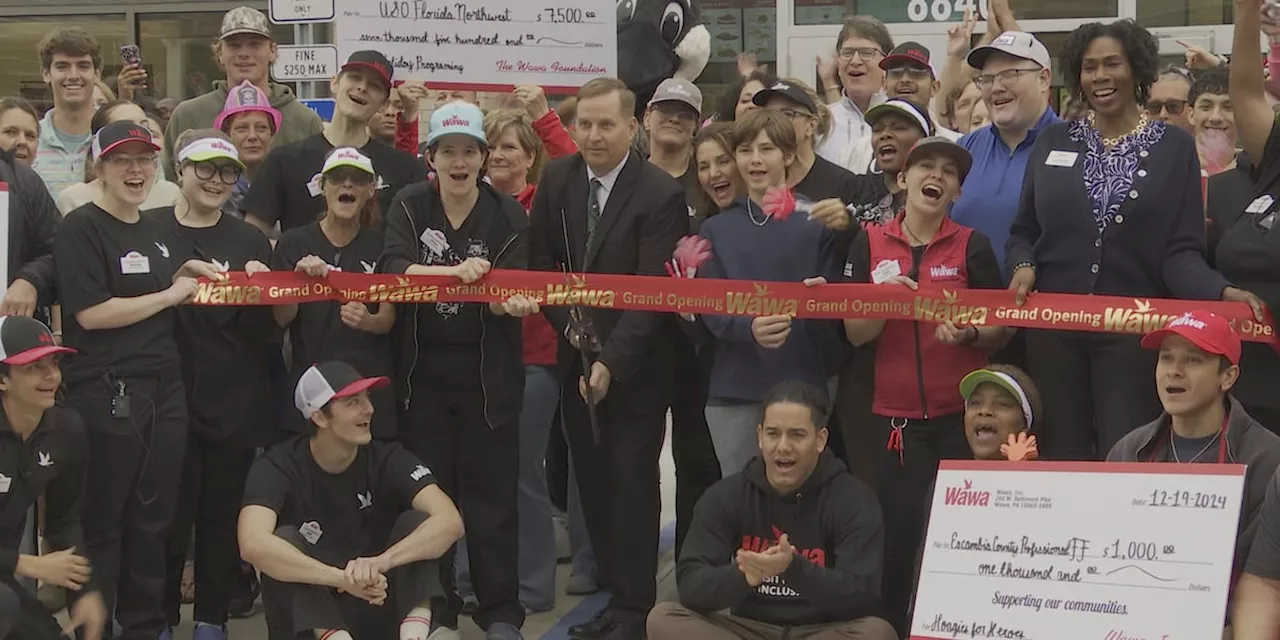 Wawa celebrates the grand opening of first Pensacola store