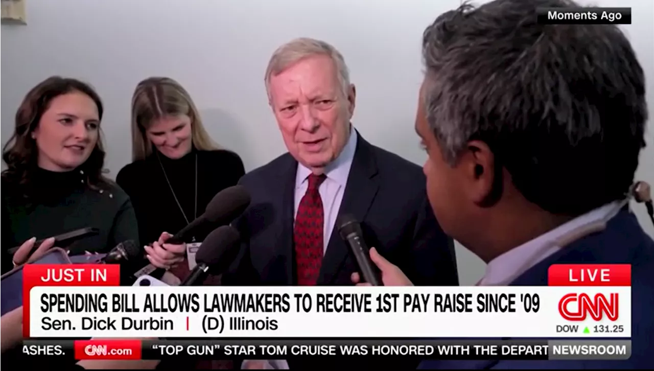 Sen. Durbin Grills CNN Reporter Over Congressional Pay Raise