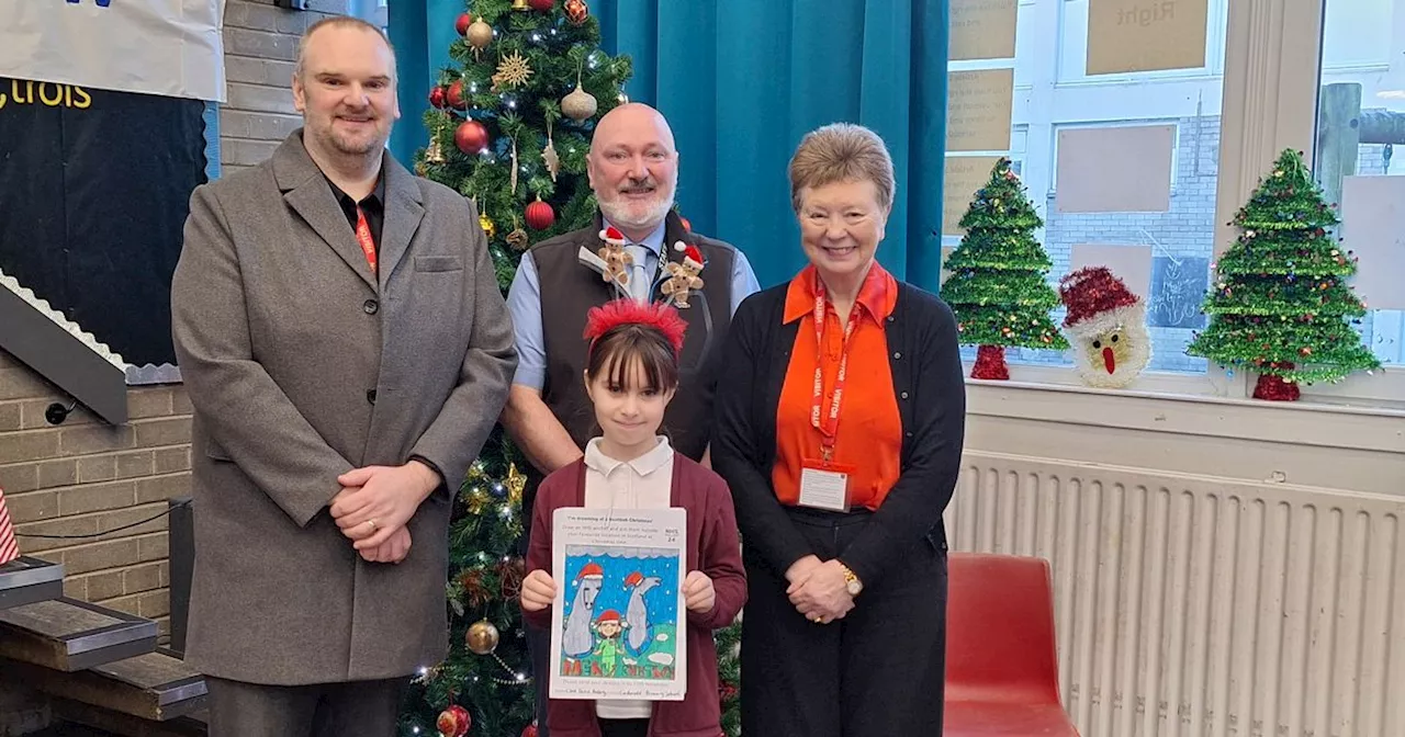 Young Artist Wins NHS 24 Christmas Card Competition