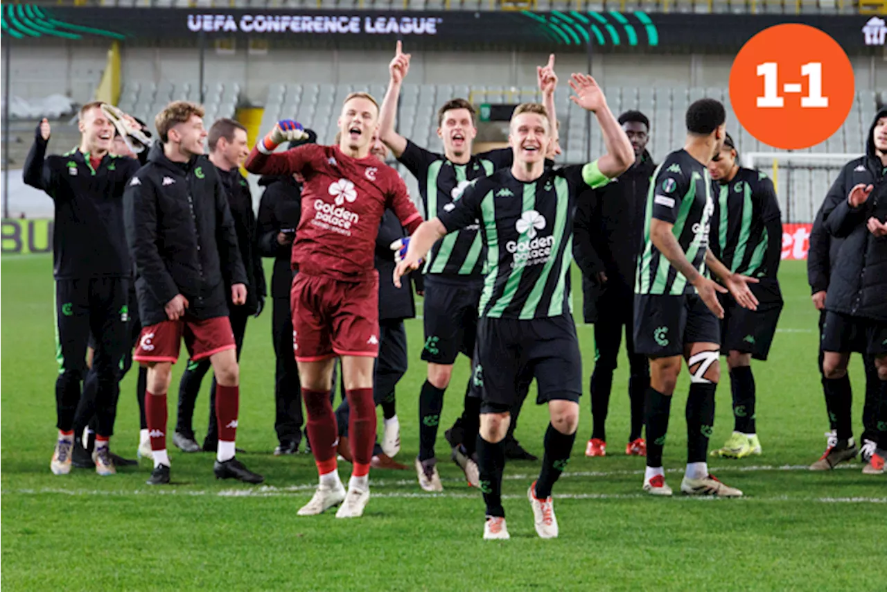 Cercle Brugge in de top acht van de Conference League