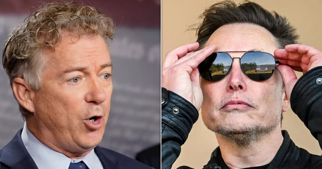 Rand Paul Suggests Elon Musk as House Speaker