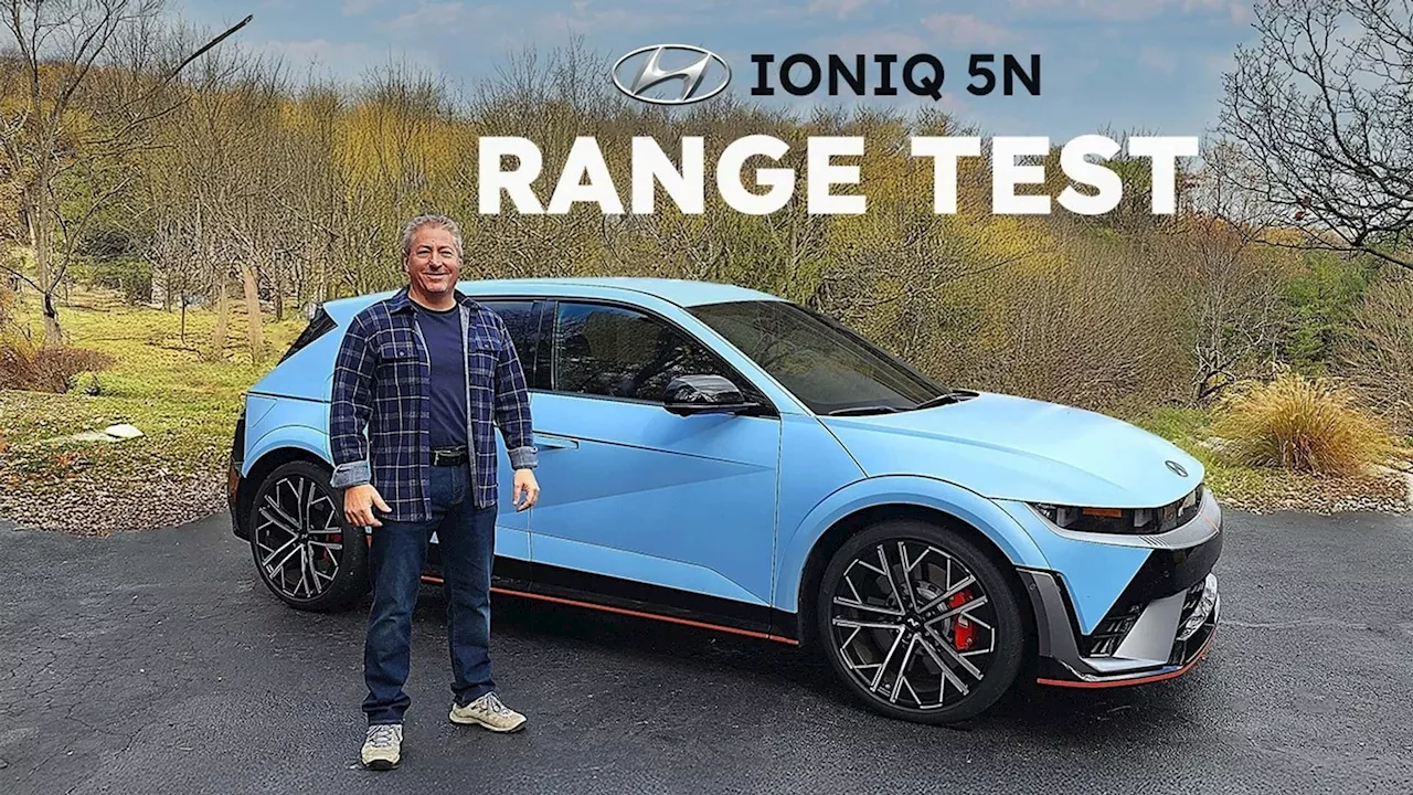 2025 Hyundai Ioniq 5 N Highway Range Test: 70 mph Challenge