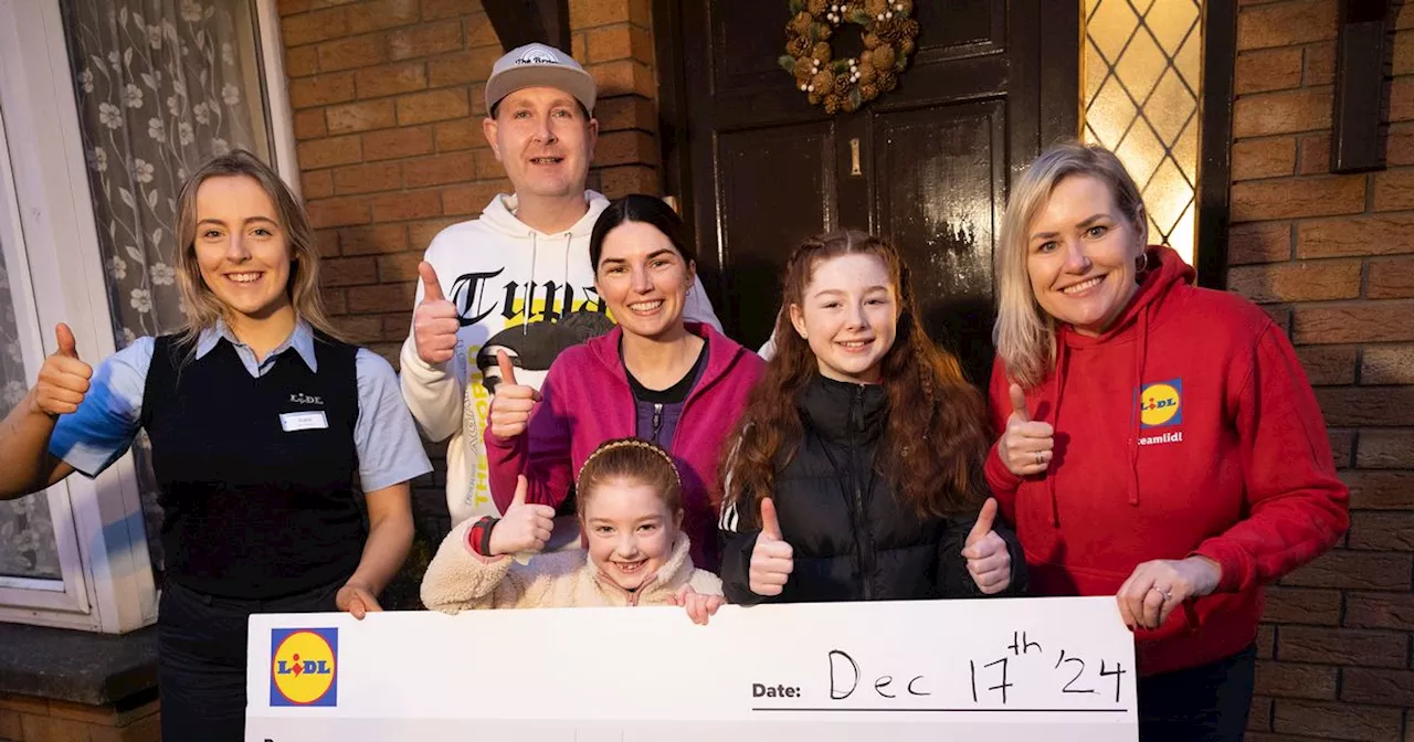 Lidl surprise shopper with €25,000 to make family's 'wish come true'