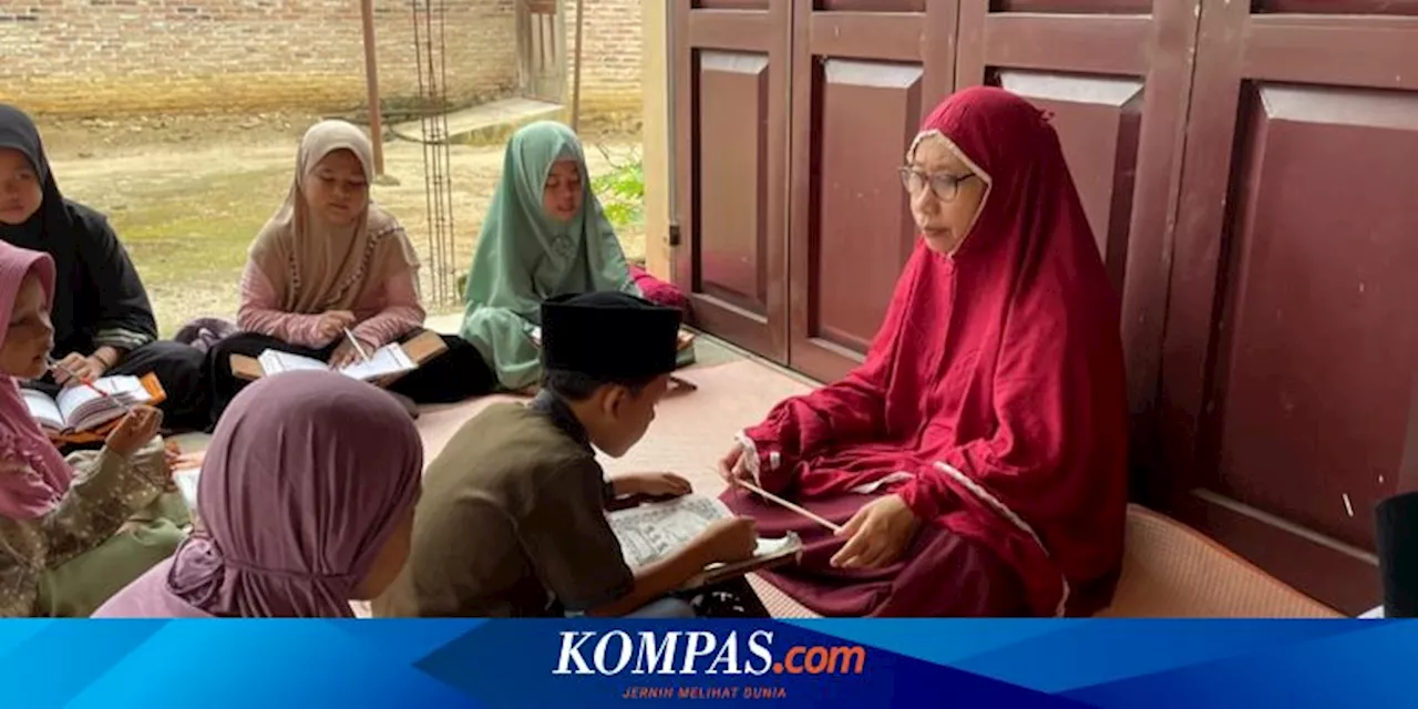 Warga Pulau Rakyat Tua Dapat Pelajaran Al-Qur’an Gratis Berkat Rahmayani