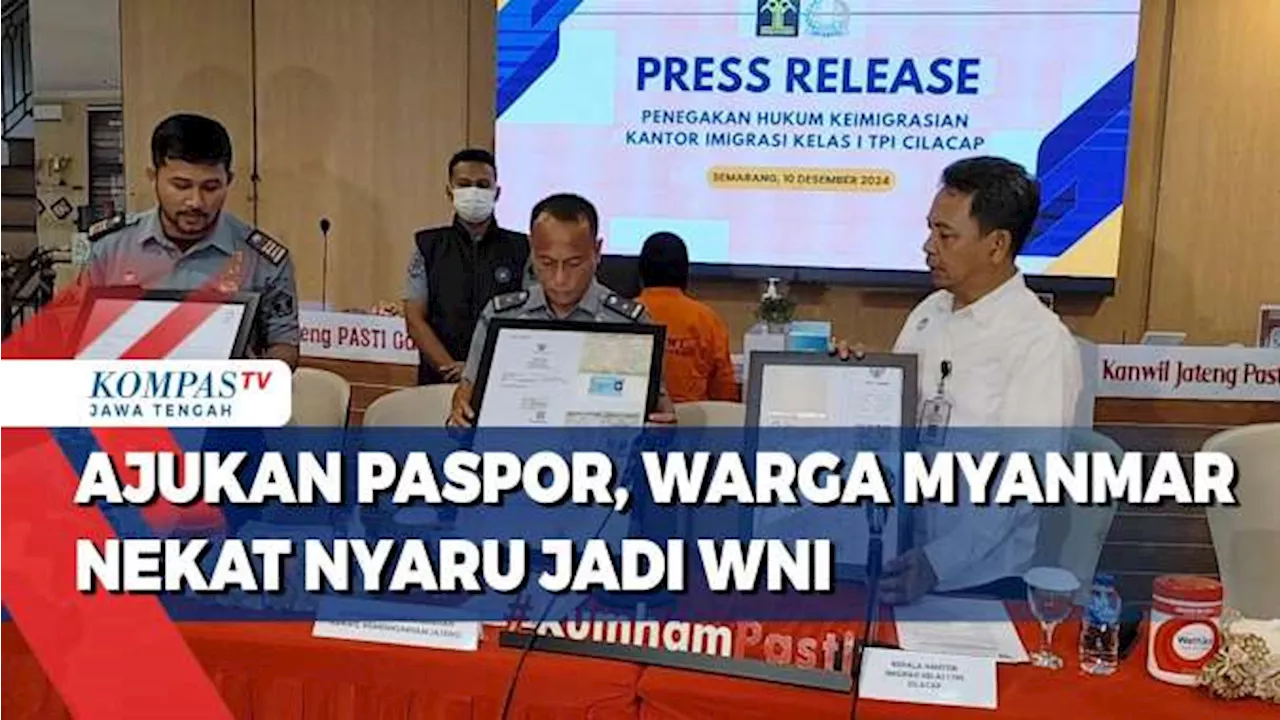 WNA Myanmar Ditangkap Saat Menyamar Jadi WNI untuk Mengurus Paspor