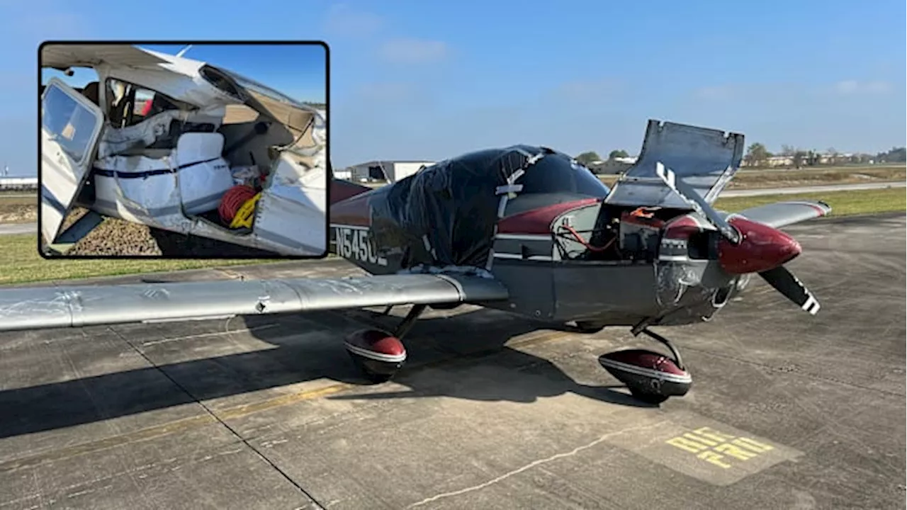 4 people miraculously walk away unharmed after two planes collide at Pearland Airport