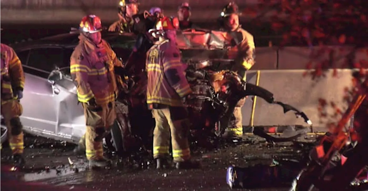 Fatal crash shuts down all southbound lanes of I-45 near White Oak Drive