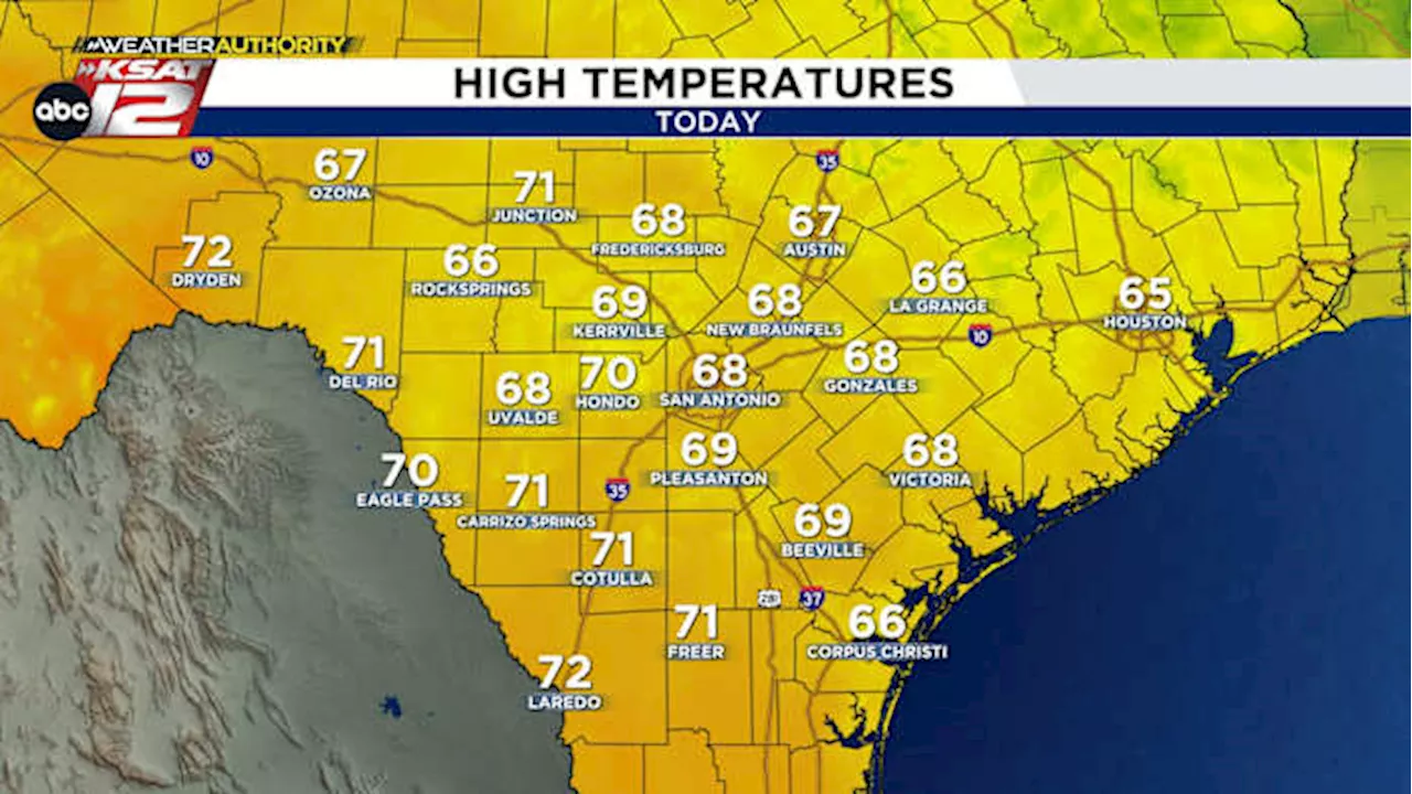 Warm Christmas Forecast with Possible Showers