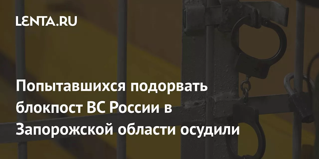 Приговор вынесен фигурантам дела о попытке подрыва блокпоста ВС РФ в Токмаке