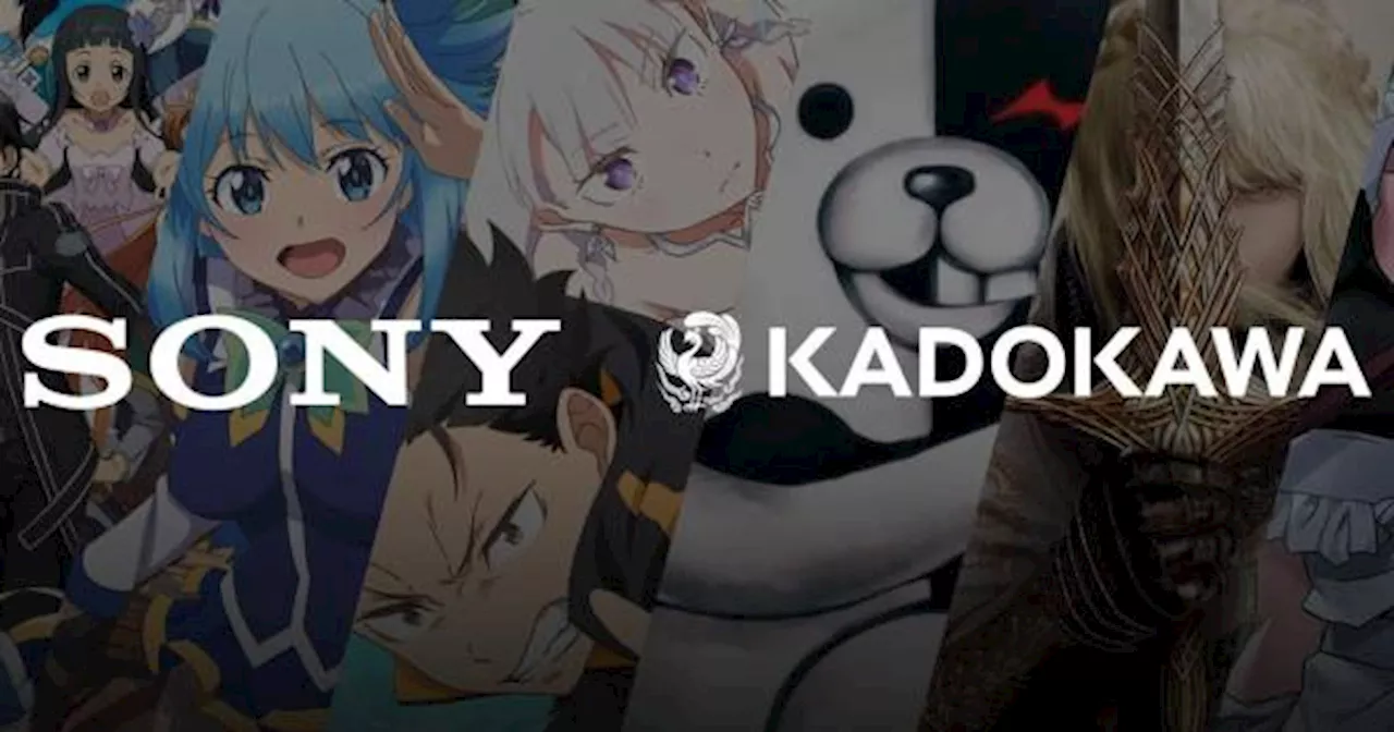 Sony y Kadokawa anuncian una nueva alianza estratégica