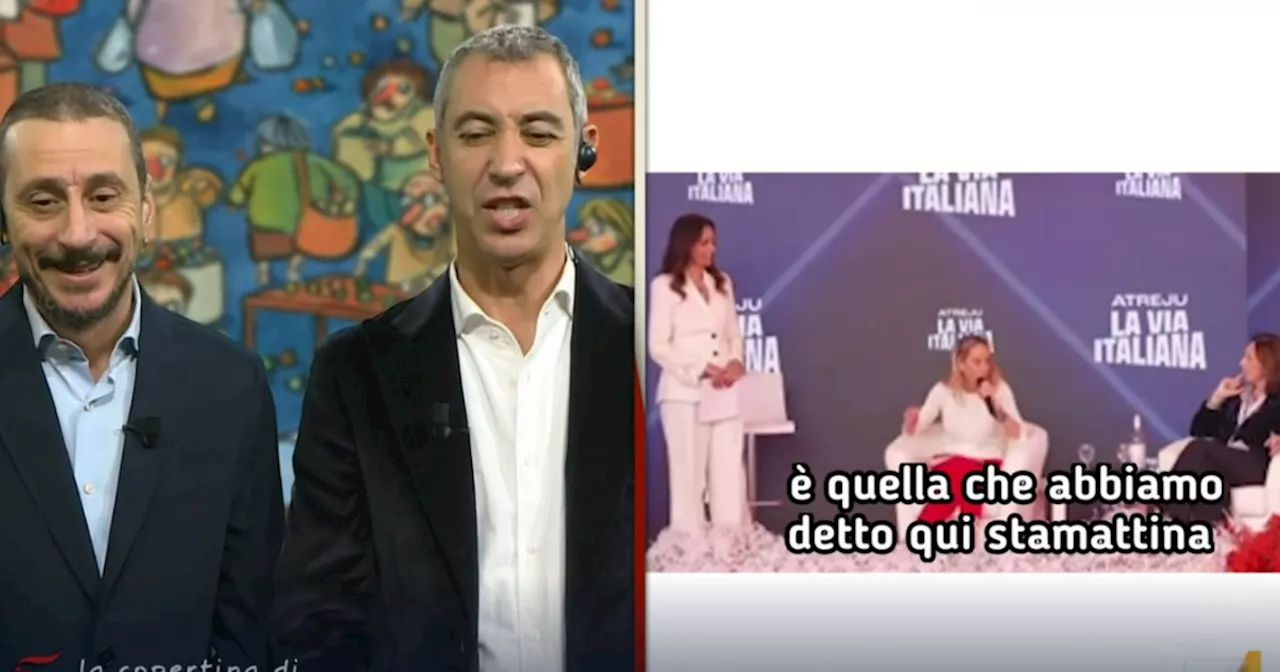 Luca e Paolo, l'insulto ad Arianna Meloni: "Un po' come Valentina Nappi e la castità"