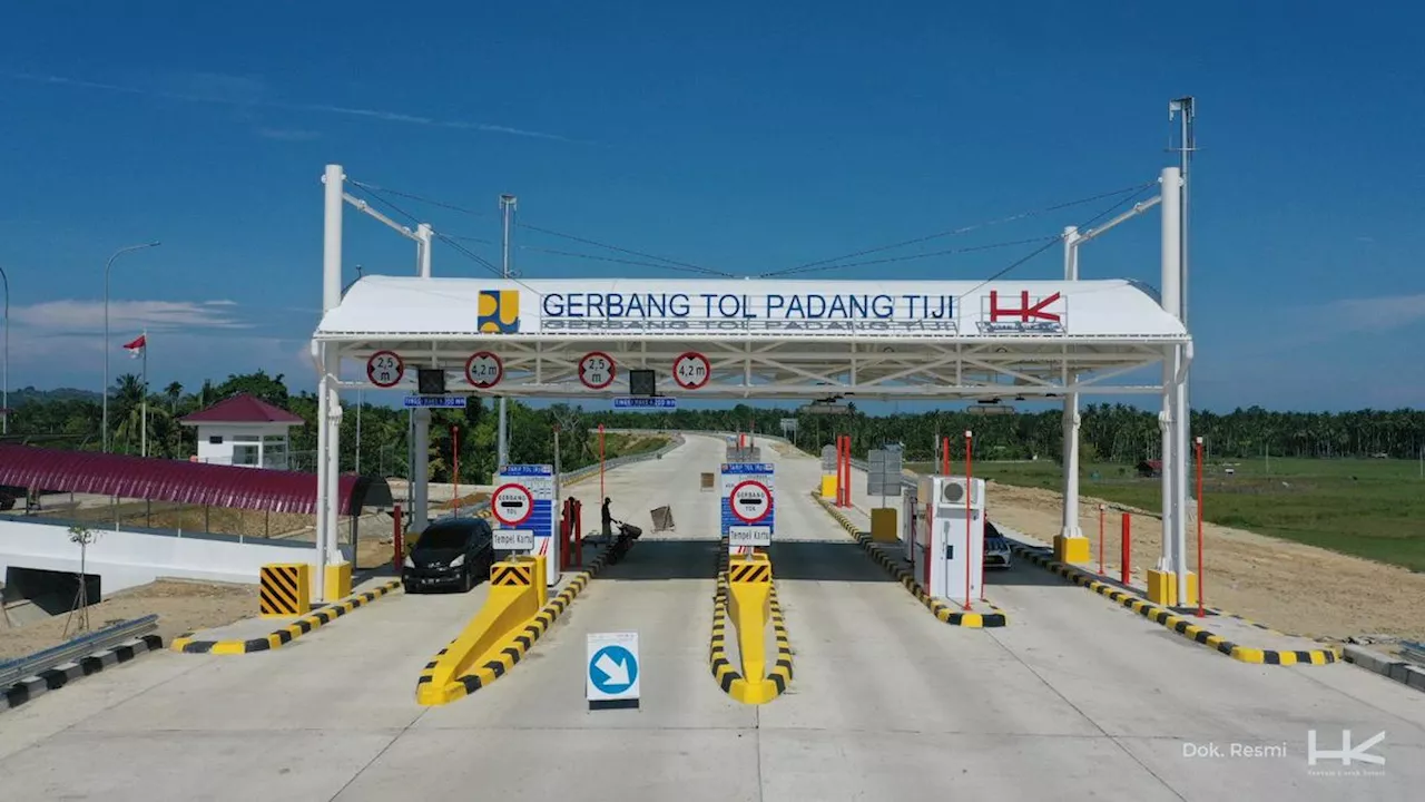 4 Ruas Tol Trans Sumatera Dibuka Gratis Selama Nataru 2024/2025