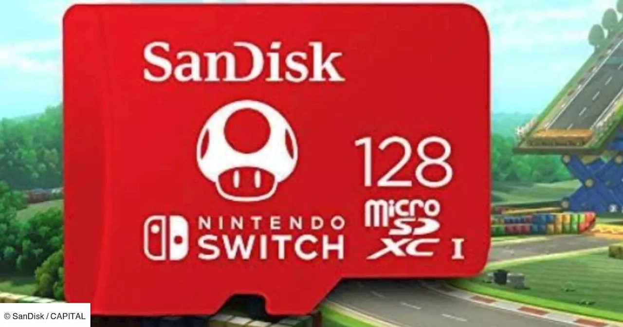 Carte microSDXC SanDisk pour Nintendo Switch à -54% !