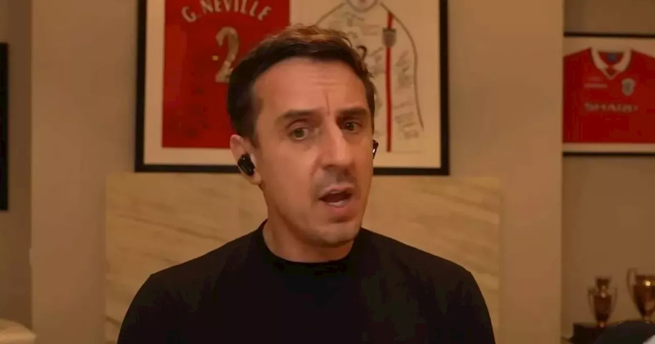 Gary Neville Predicts Arsenal to Win Premier League Title, Manchester United to Miss Top Four