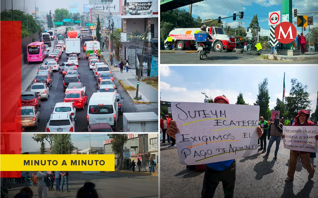 Bloqueos en Ecatepec HOY 19 de diciembre | Últimas noticias EN VIVO