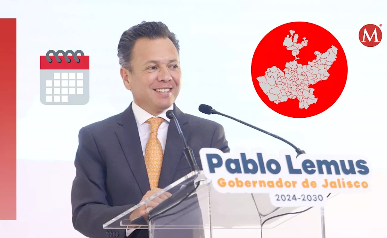 ¿Cuál será la agenda del gobernador de Jalisco Pablo Lemus este 19 de diciembre?