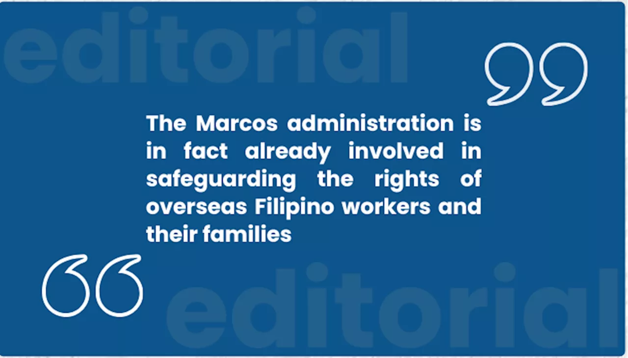 Marcos Jr. Administration Aims to Make Overseas Work a Choice