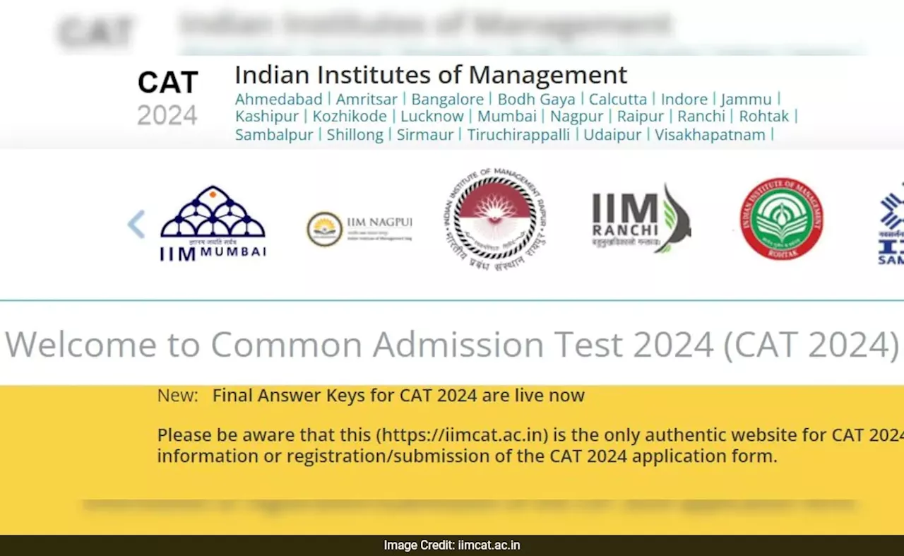 CAT Result 2024 Today: IIM Calcutta to Announce CAT Scores Soon