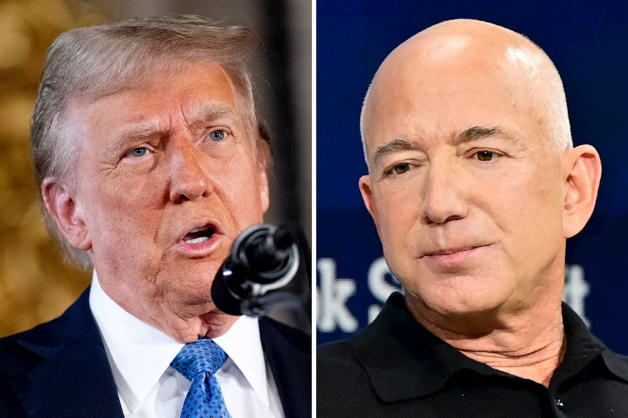 Video of Jeff Bezos Having Dinner With Trump at Mar-a-Lago Goes Viral